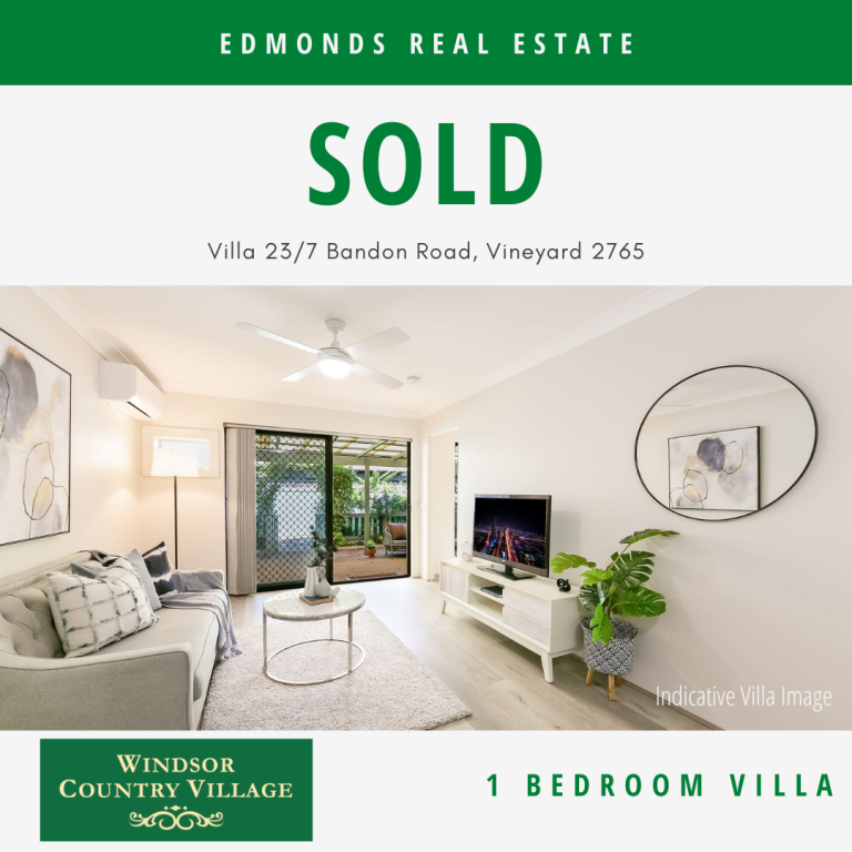 VILLA 23 SOLD